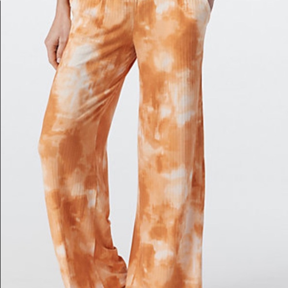 Cuddl Duds Ochre Wide Rib Pants 1X